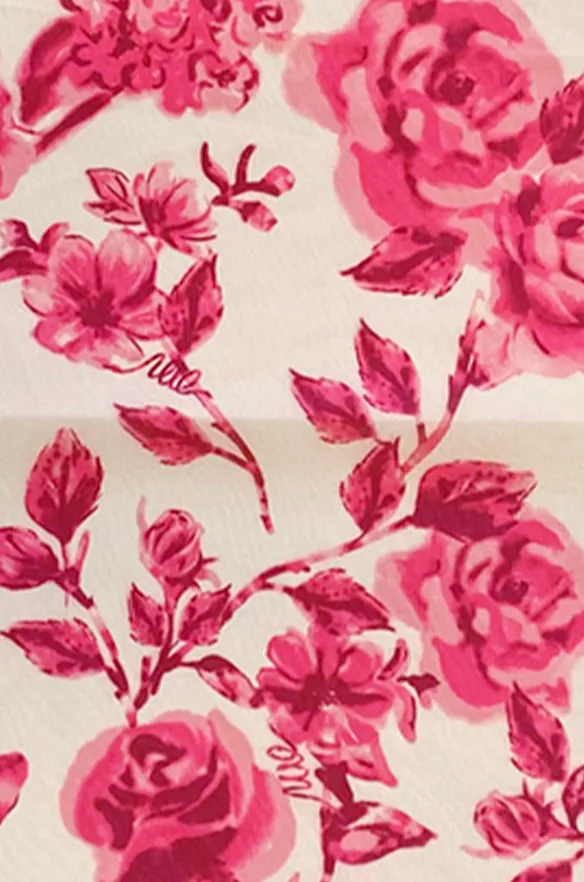 Kids Chiffon Floral Print Bowtie | Made To Order